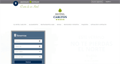 Desktop Screenshot of hotelcarlton.es