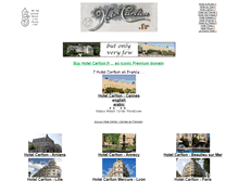 Tablet Screenshot of hotelcarlton.fr